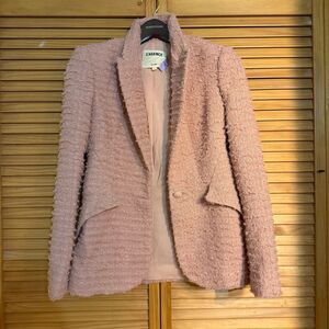 L'AGENCE Blush Kaisley Tweed Textured Blazer size 0